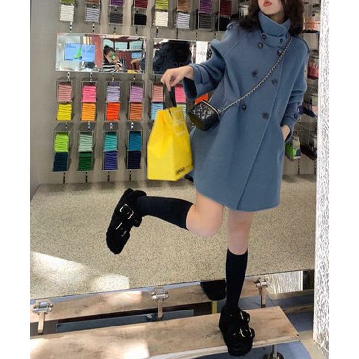 ダブルブレストトレンチコートミディアム丈 | SUNSHINE CLOSET | 詳細画像13 