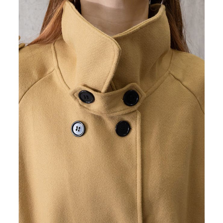 ダブルブレストトレンチコートミディアム丈 | SUNSHINE CLOSET | 詳細画像18 