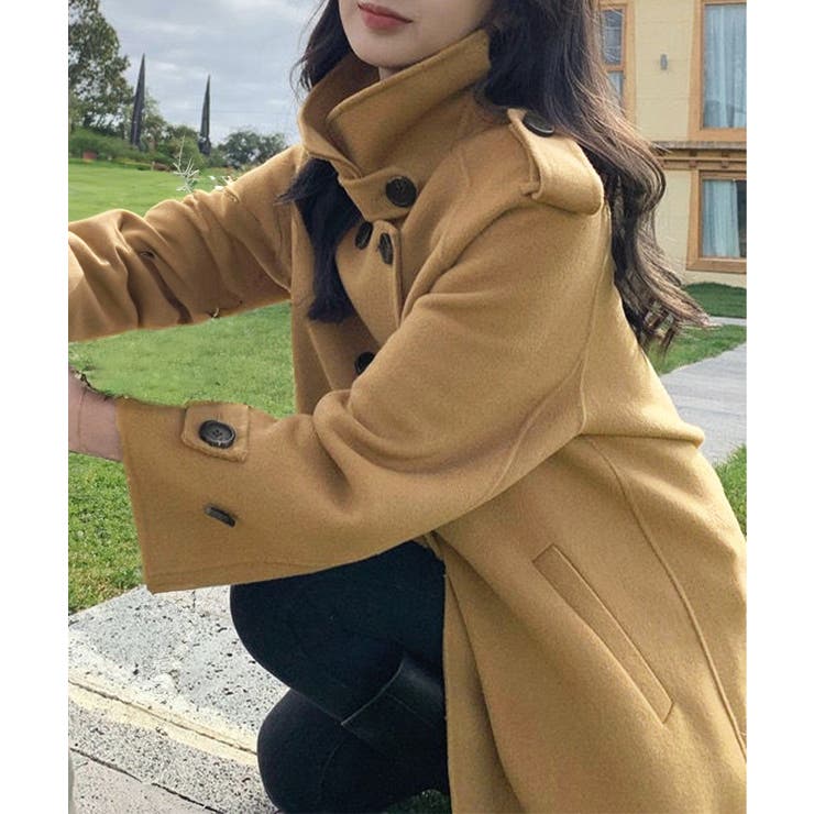 ダブルブレストトレンチコートミディアム丈 | SUNSHINE CLOSET | 詳細画像6 