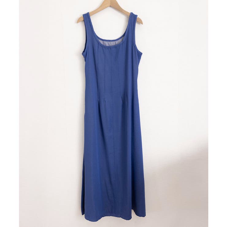 低身長フレアワンピース袖なし aラインワンピースレディースきれいめ ミモレ丈ワン… | SUNSHINE CLOSET | 詳細画像19 