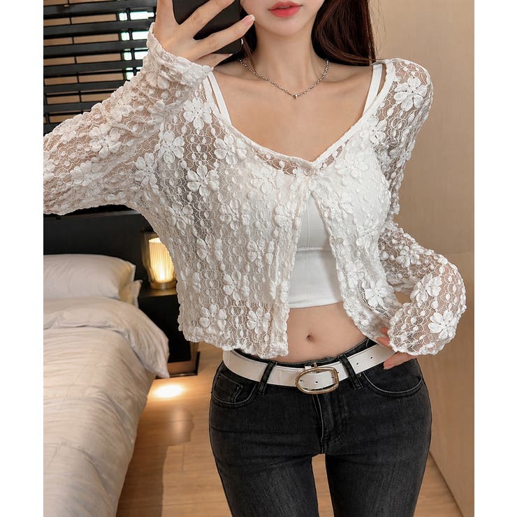 レディース 花柄レース春服夏服 透け感 | SUNSHINE CLOSET | 詳細画像3 