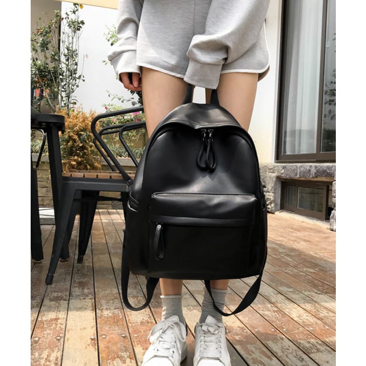 PUレザー リュックサック レディース | SUNSHINE CLOSET | 詳細画像3 