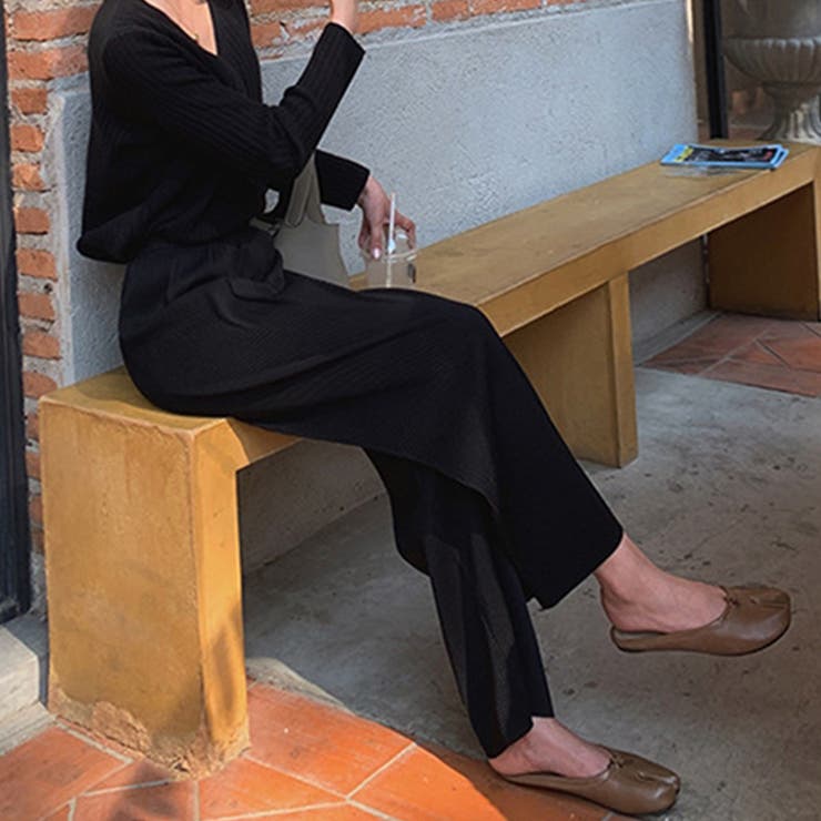 プリーツパンツ セルフカットワイドパンツ | SUNSHINE CLOSET | 詳細画像4 