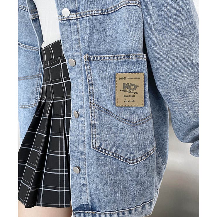 デニムジャケット レディースGジャン韓国 | SUNSHINE CLOSET | 詳細画像15 