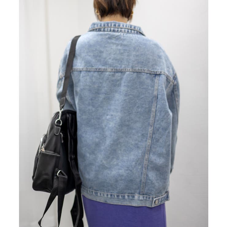 デニムジャケット レディースGジャン韓国 | SUNSHINE CLOSET | 詳細画像18 