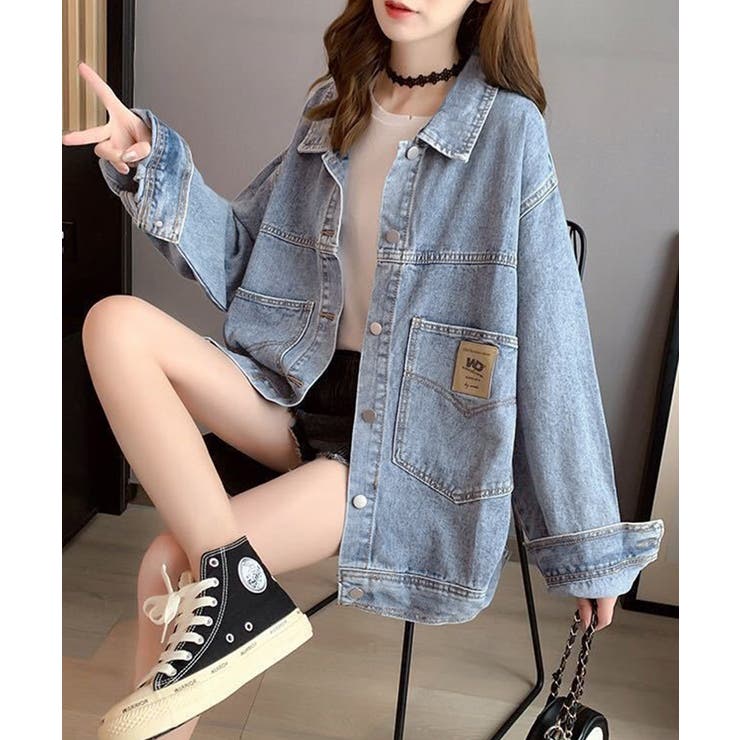 デニムジャケット レディースGジャン韓国 | SUNSHINE CLOSET | 詳細画像5 