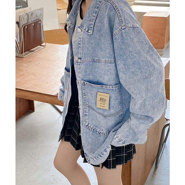 デニムジャケット レディースGジャン韓国 | SUNSHINE CLOSET | 詳細画像7 