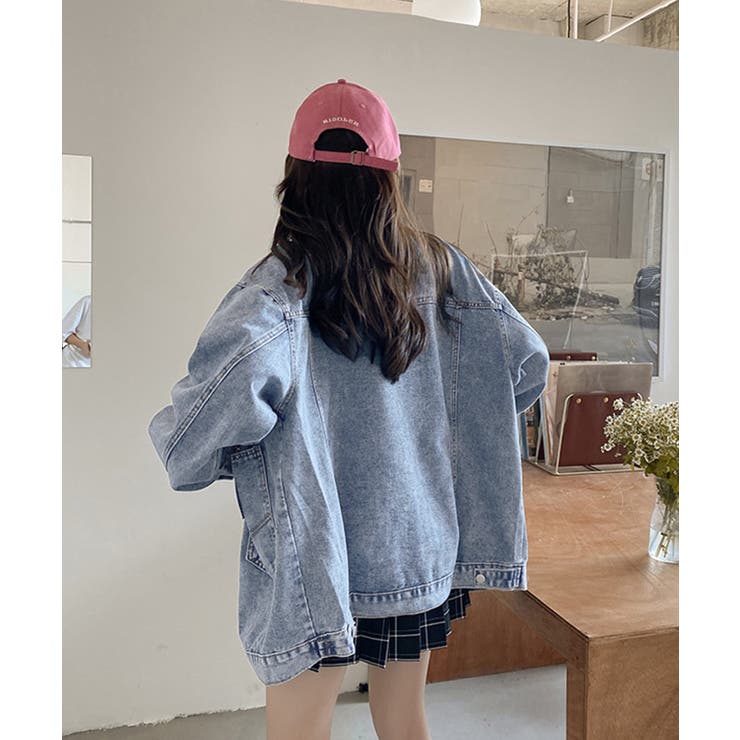 デニムジャケット レディースGジャン韓国 | SUNSHINE CLOSET | 詳細画像9 