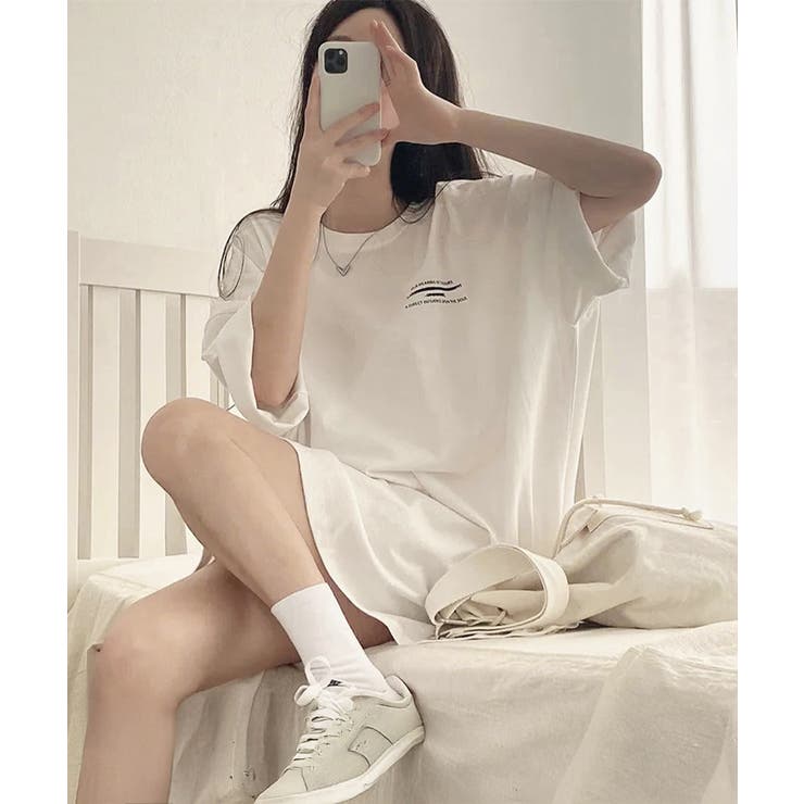 ビッグシルエットロゴtシャツ レディース | SUNSHINE CLOSET | 詳細画像9 