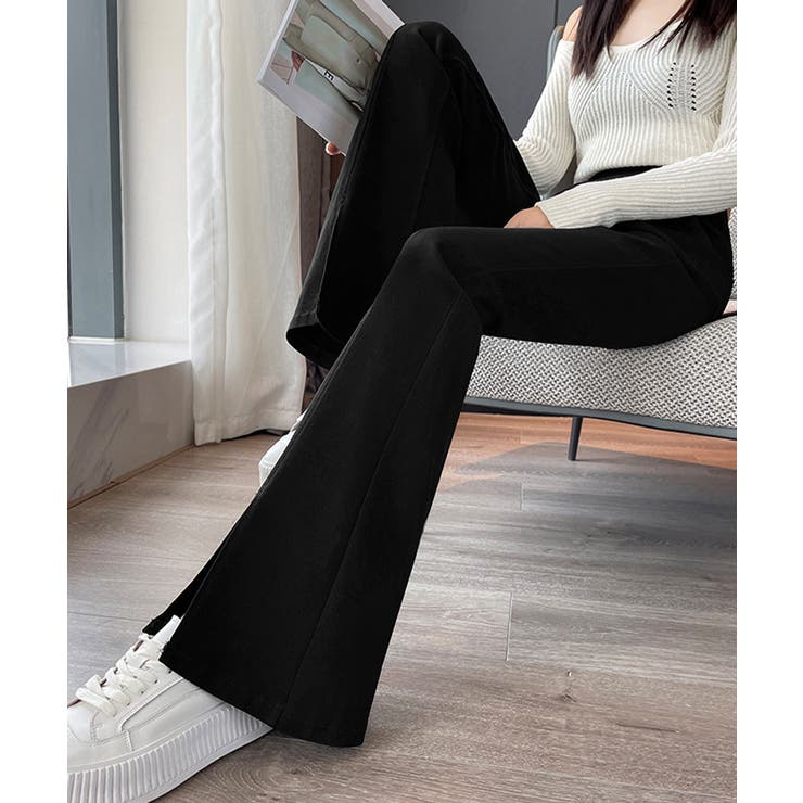 フレアスキニーパンツ スリット入りパンツ | SUNSHINE CLOSET | 詳細画像10 