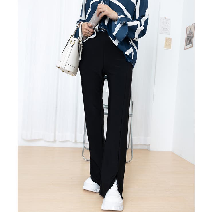 フレアスキニーパンツ スリット入りパンツ | SUNSHINE CLOSET | 詳細画像13 