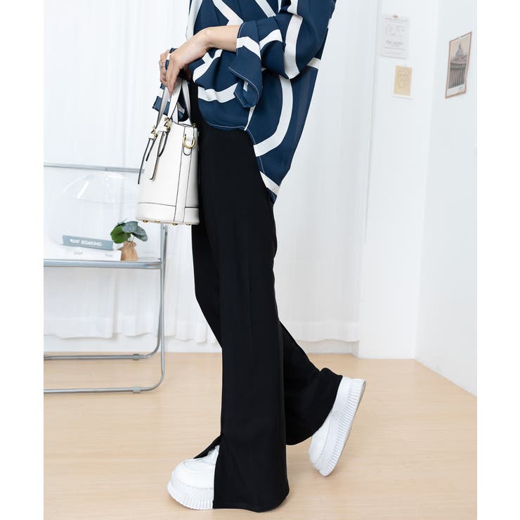 フレアスキニーパンツ スリット入りパンツ | SUNSHINE CLOSET | 詳細画像14 