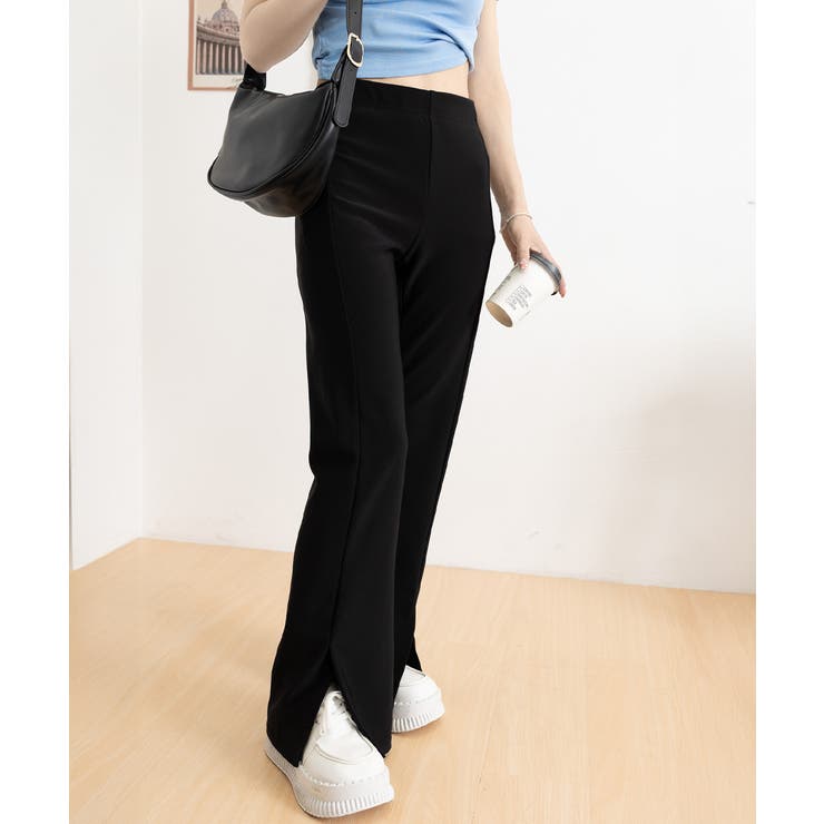 フレアスキニーパンツ スリット入りパンツ | SUNSHINE CLOSET | 詳細画像16 