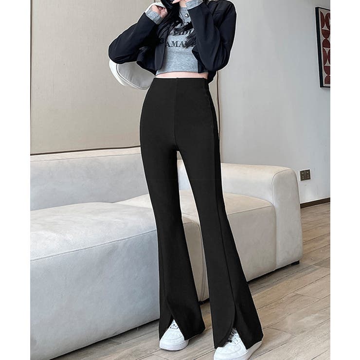 フレアスキニーパンツ スリット入りパンツ | SUNSHINE CLOSET | 詳細画像2 