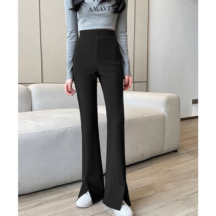 フレアスキニーパンツ スリット入りパンツ | SUNSHINE CLOSET | 詳細画像3 