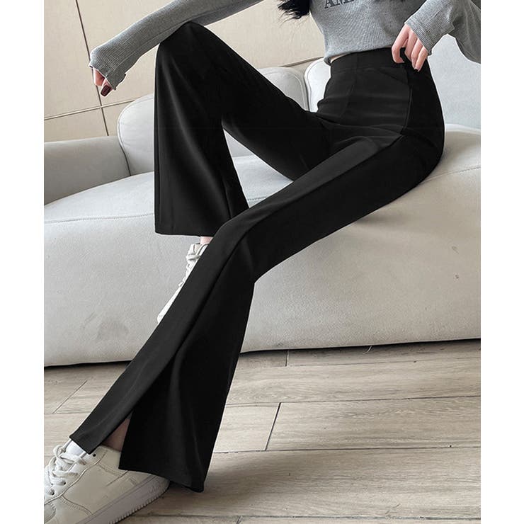 フレアスキニーパンツ スリット入りパンツ | SUNSHINE CLOSET | 詳細画像6 