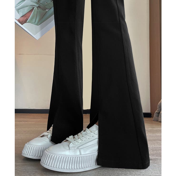 フレアスキニーパンツ スリット入りパンツ | SUNSHINE CLOSET | 詳細画像7 