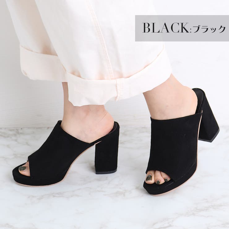 ミュール サンダル チャンキーヒール | SUNSHINE CLOSET | 詳細画像2 