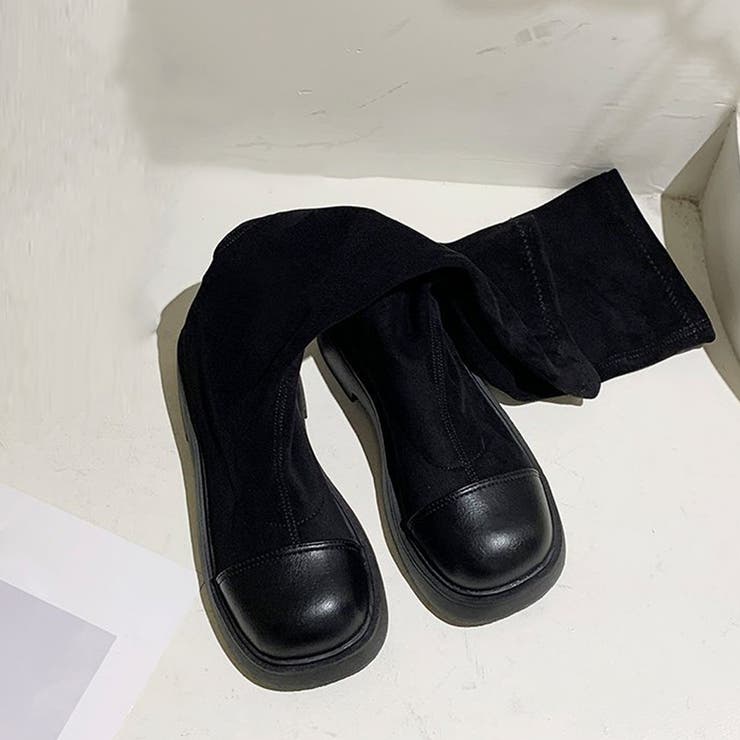 ロングブーツ ラウンドトゥ 厚底ブーツ | SUNSHINE CLOSET | 詳細画像11 