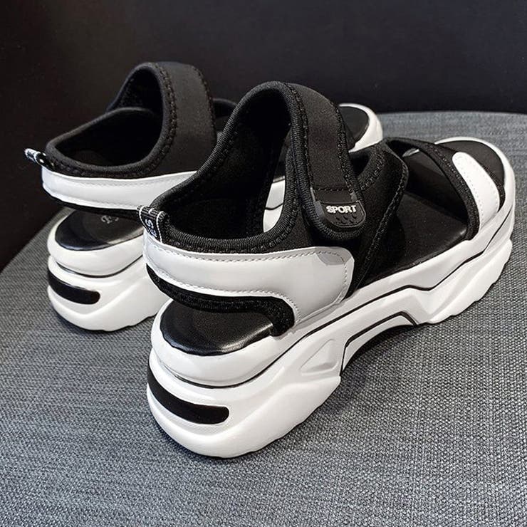 厚底 スポーツサンダル マジックテープ | SUNSHINE CLOSET | 詳細画像13 