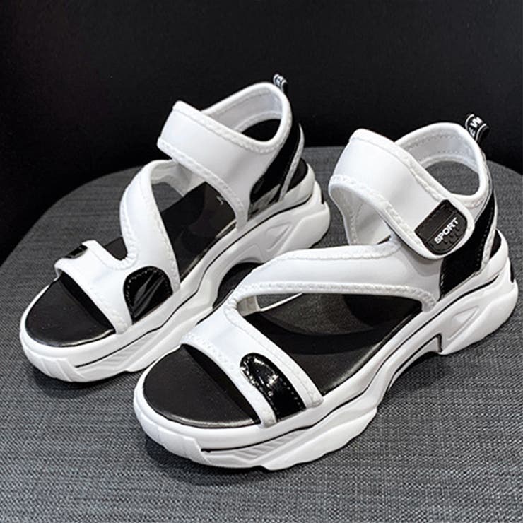 厚底 スポーツサンダル マジックテープ | SUNSHINE CLOSET | 詳細画像15 