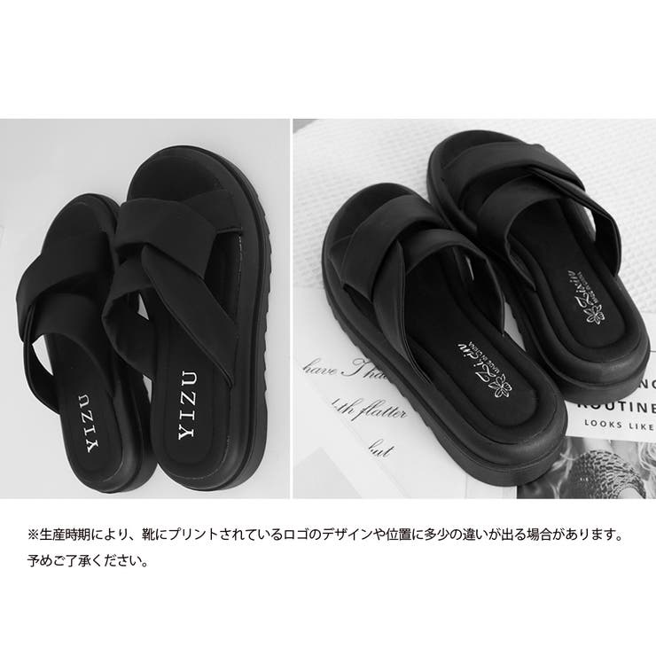 厚底サンダル レディースフラットサンダル[品番：AGCW0004167