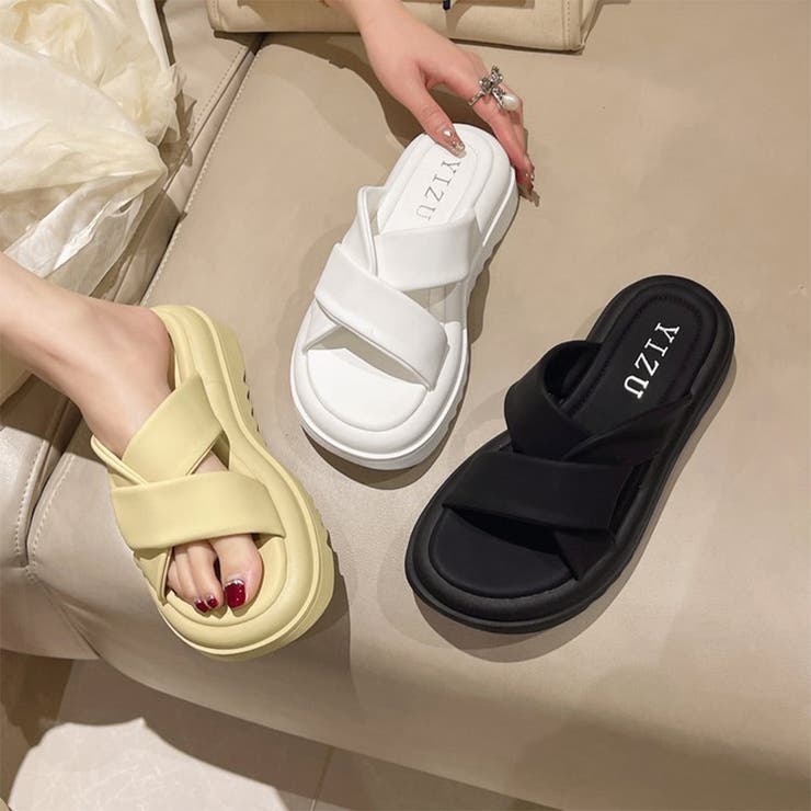厚底サンダル レディースフラットサンダル | SUNSHINE CLOSET | 詳細画像4 