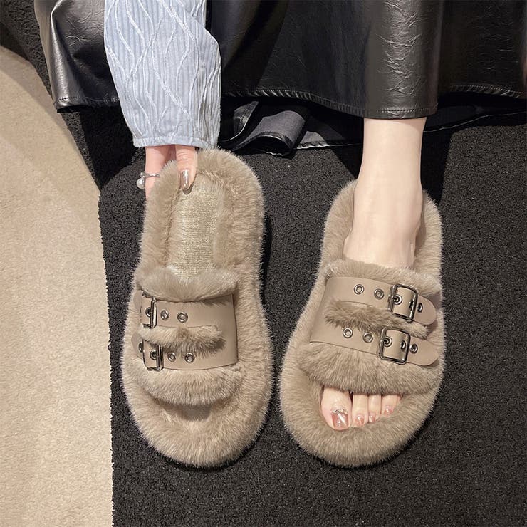 ファーサンダル レディース ボアサンダル | SUNSHINE CLOSET | 詳細画像15 