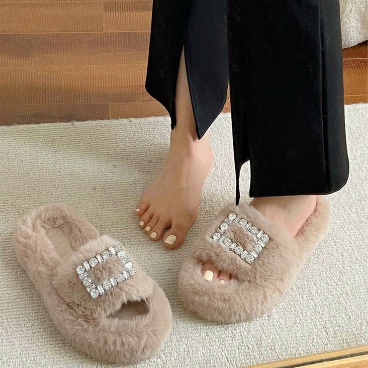 ファーサンダル レディースファースリッパ | SUNSHINE CLOSET | 詳細画像15 