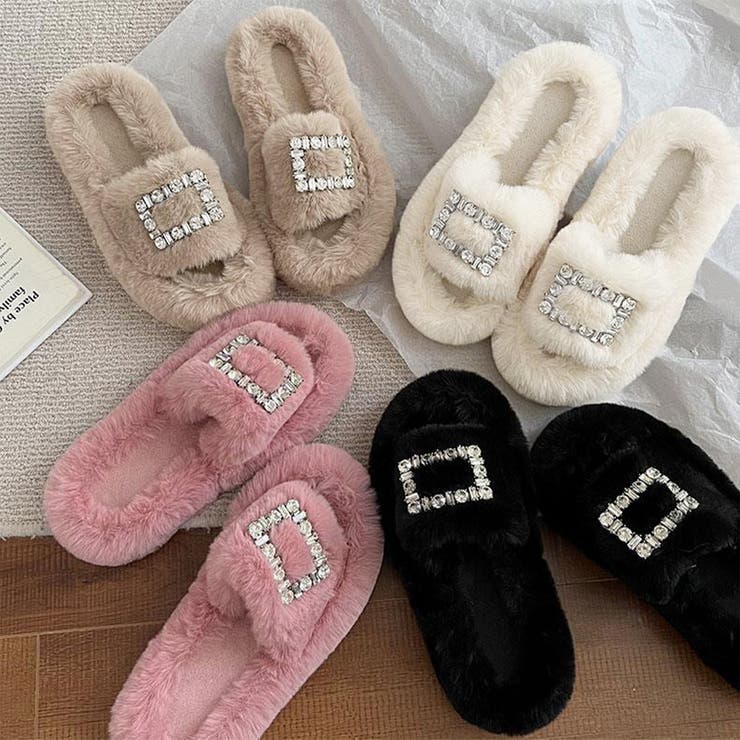 ファーサンダル レディースファースリッパ | SUNSHINE CLOSET | 詳細画像17 