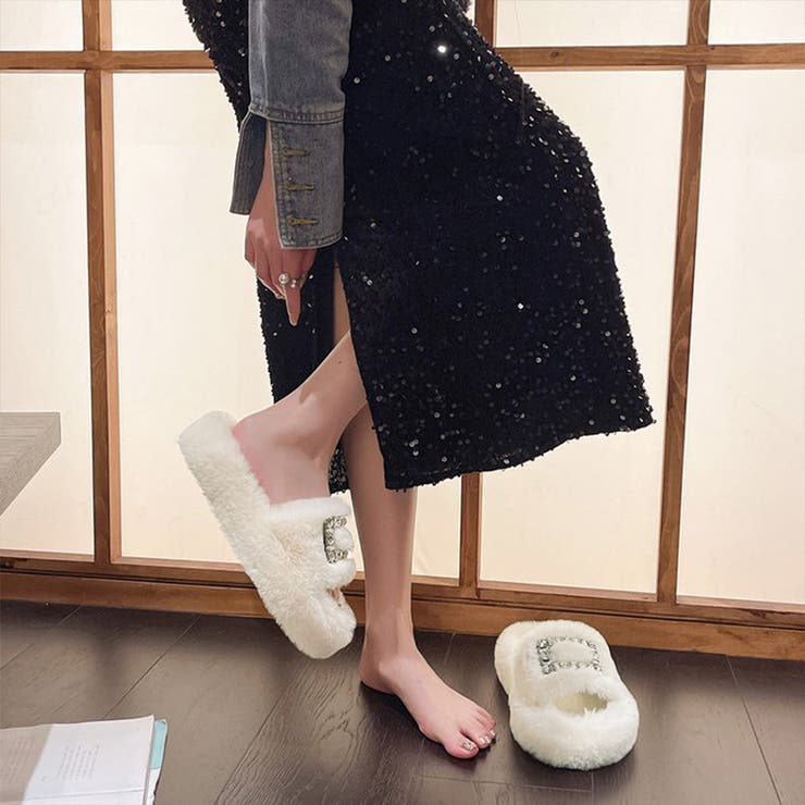 ファーサンダル レディースファースリッパ | SUNSHINE CLOSET | 詳細画像8 