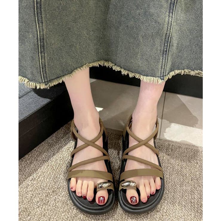 ストラップサンダル厚底親指トングサンダル | SUNSHINE CLOSET | 詳細画像8 