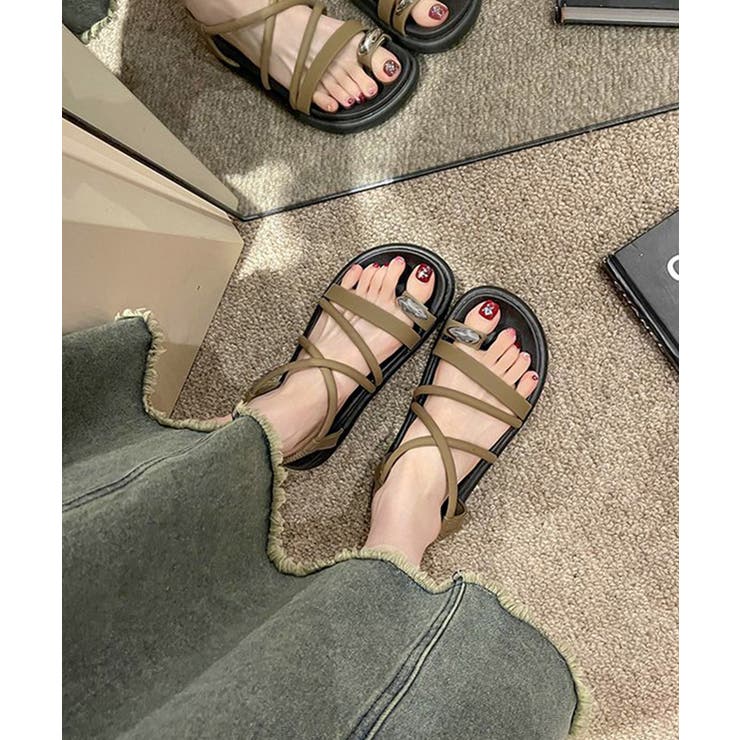 ストラップサンダル厚底親指トングサンダル | SUNSHINE CLOSET | 詳細画像9 
