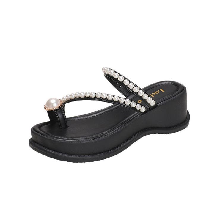 パールトングサンダル 美脚 厚底サンダル | SUNSHINE CLOSET | 詳細画像22 