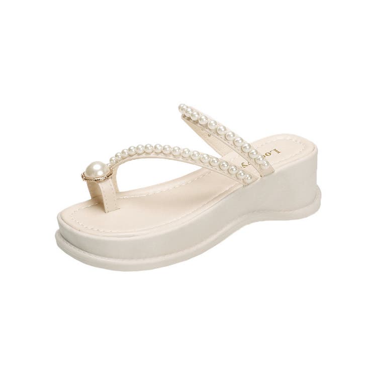 パールトングサンダル 美脚 厚底サンダル | SUNSHINE CLOSET | 詳細画像23 