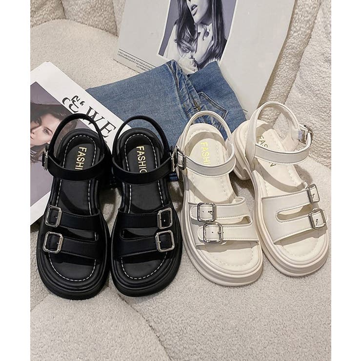 厚底サンダル レディース ベルトサンダル | SUNSHINE CLOSET | 詳細画像11 