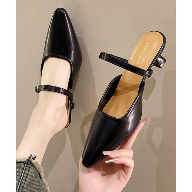 ポインテッドトゥミュールパンプスサンダル | SUNSHINE CLOSET | 詳細画像10 