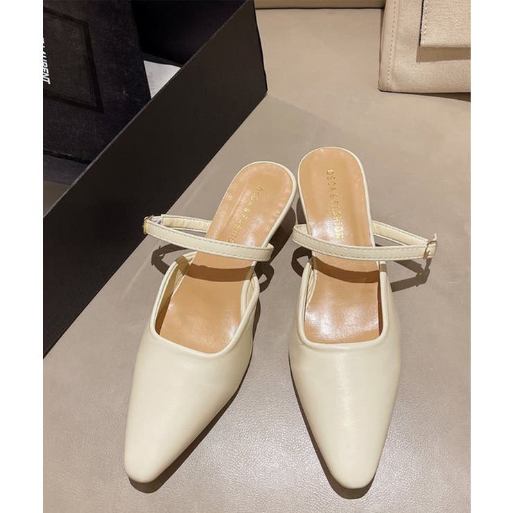 ポインテッドトゥミュールパンプスサンダル | SUNSHINE CLOSET | 詳細画像18 