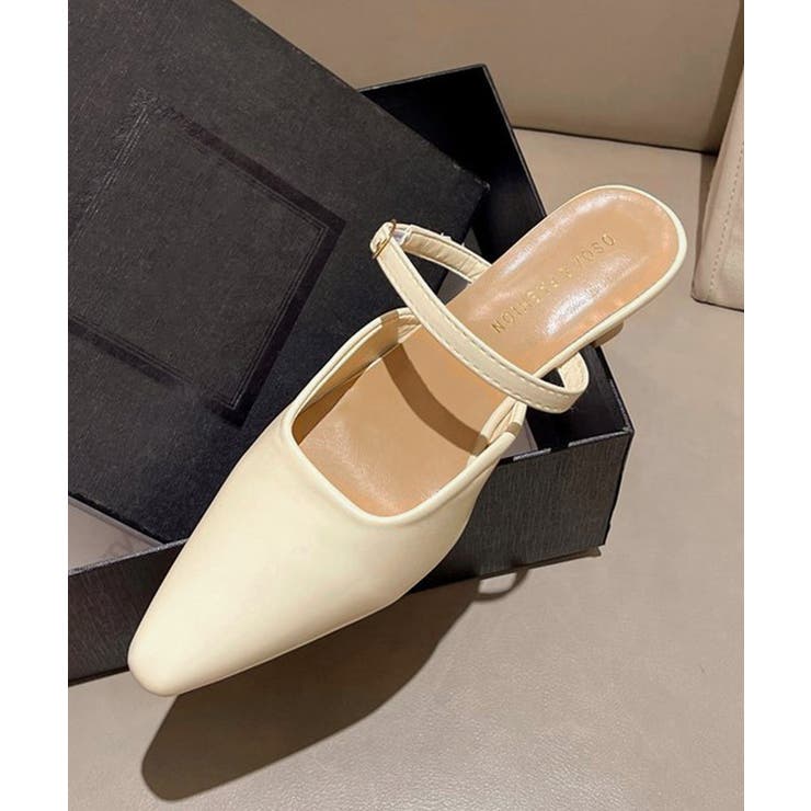 ポインテッドトゥミュールパンプスサンダル | SUNSHINE CLOSET | 詳細画像19 