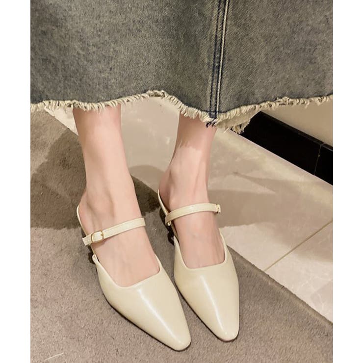 ポインテッドトゥミュールパンプスサンダル | SUNSHINE CLOSET | 詳細画像2 