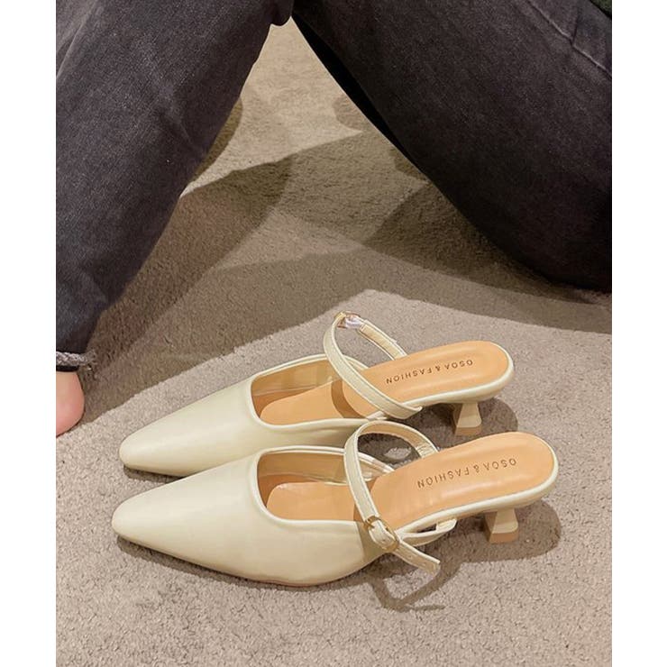 ポインテッドトゥミュールパンプスサンダル | SUNSHINE CLOSET | 詳細画像3 