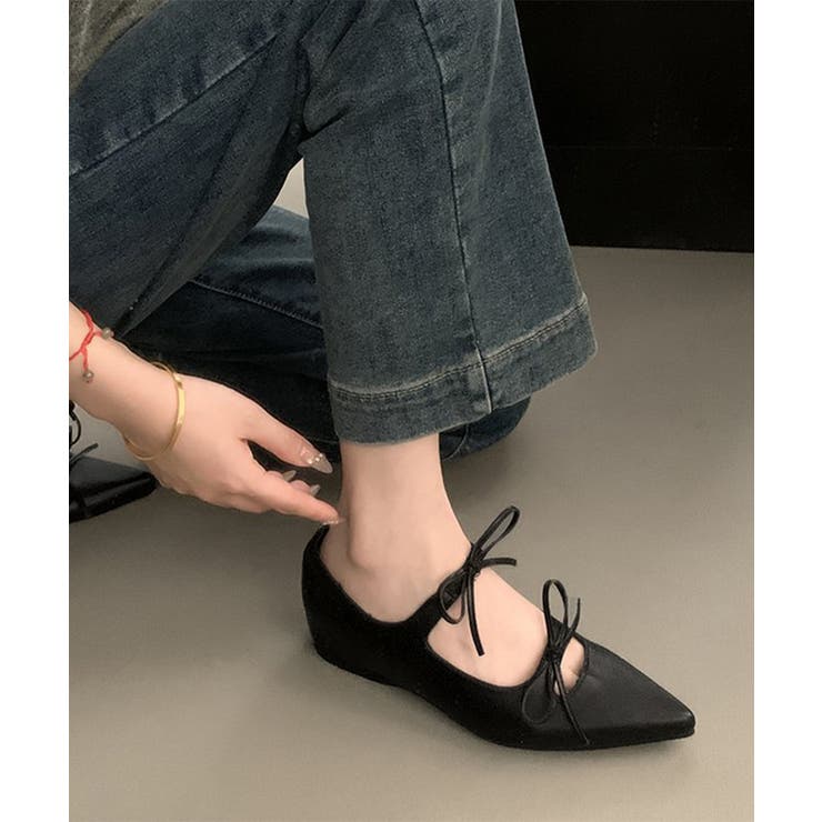 ダブルリボンパンプス美脚ポインテッドトゥ | SUNSHINE CLOSET | 詳細画像6 