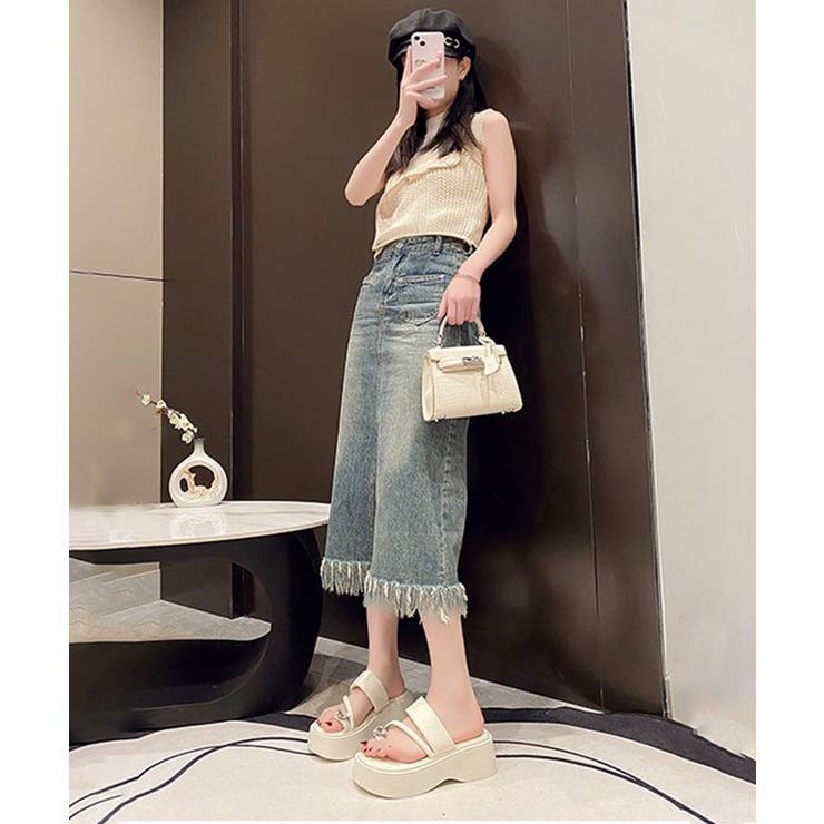 履きやすい 親指リング付きトングサンダル カジュアルきれいめプラットフォームサン… | SUNSHINE CLOSET | 詳細画像10 