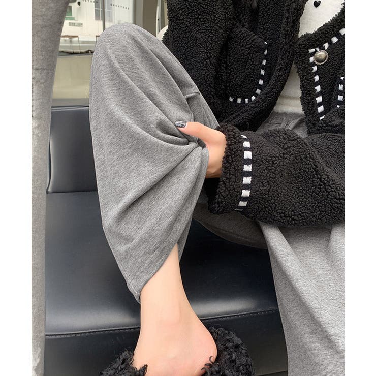 薄手スウェットパンツ 韓国風ワイドパンツ | SUNSHINE CLOSET | 詳細画像2 