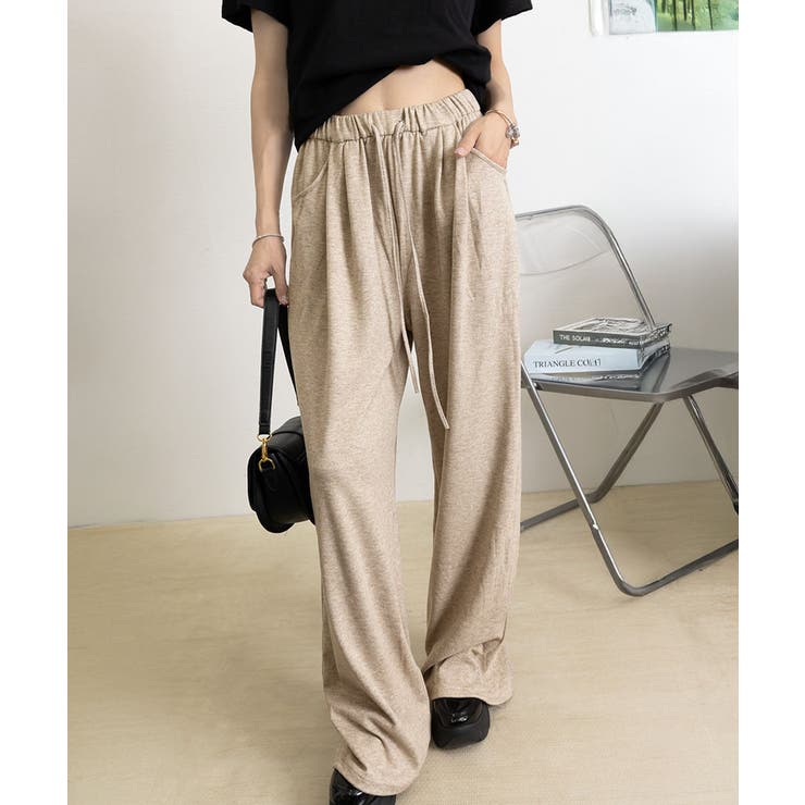 薄手スウェットパンツ 韓国風ワイドパンツ | SUNSHINE CLOSET | 詳細画像20 