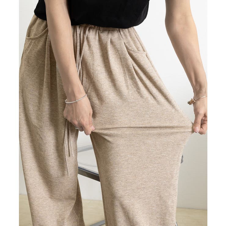 薄手スウェットパンツ 韓国風ワイドパンツ | SUNSHINE CLOSET | 詳細画像24 