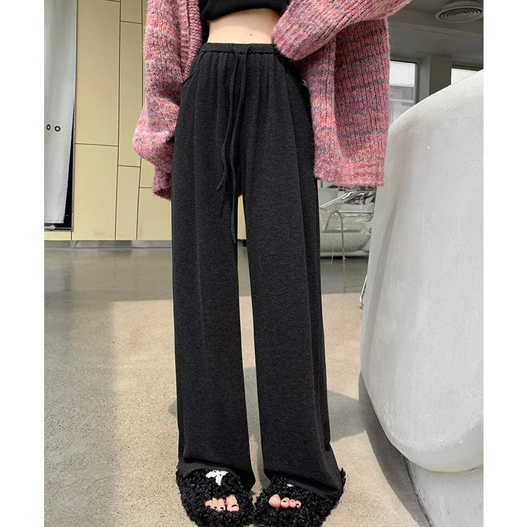 薄手スウェットパンツ 韓国風ワイドパンツ | SUNSHINE CLOSET | 詳細画像8 