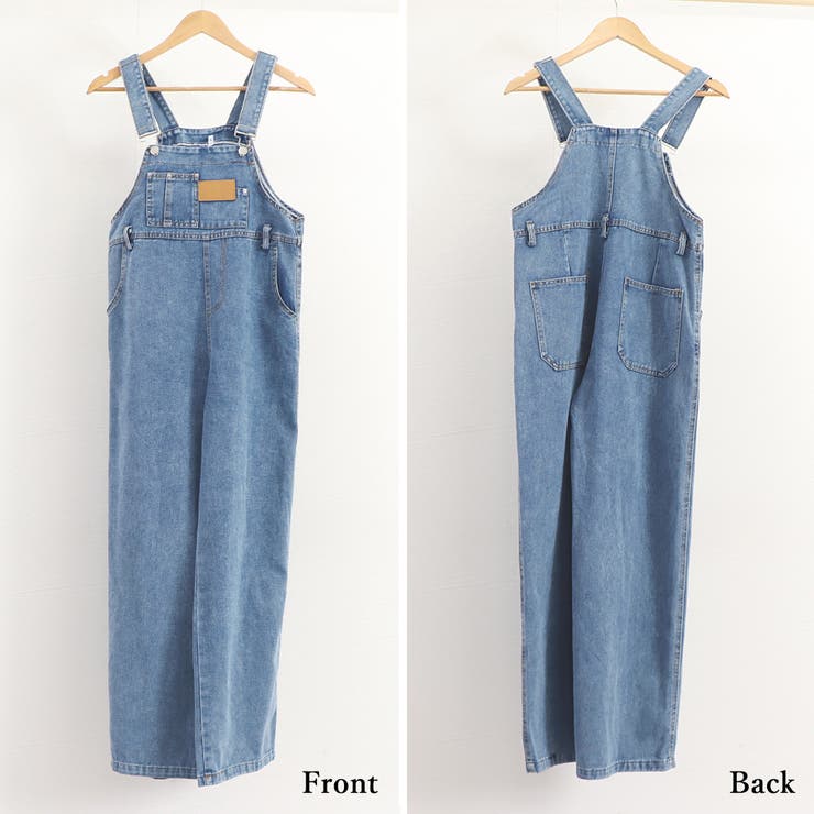 デニムサロペット オールインワン 韓国風[品番：AGCW0003469