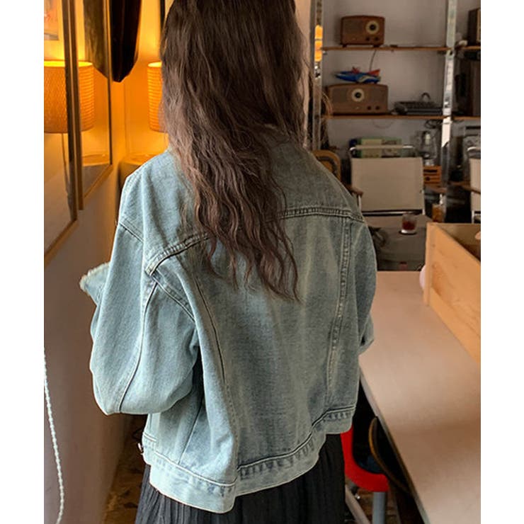 フリンジデニムジャケット デニムブルゾン | SUNSHINE CLOSET | 詳細画像22 