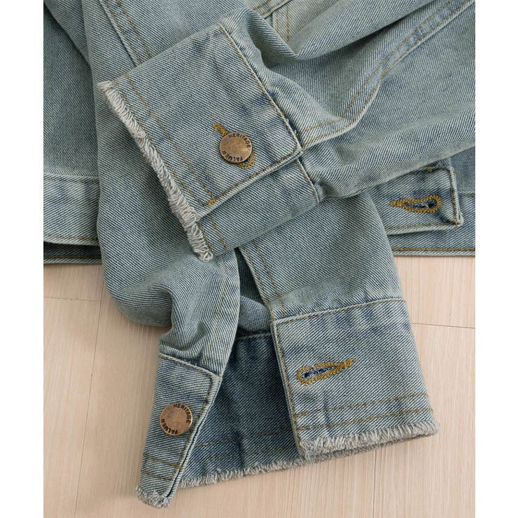 フリンジデニムジャケット デニムブルゾン | SUNSHINE CLOSET | 詳細画像34 